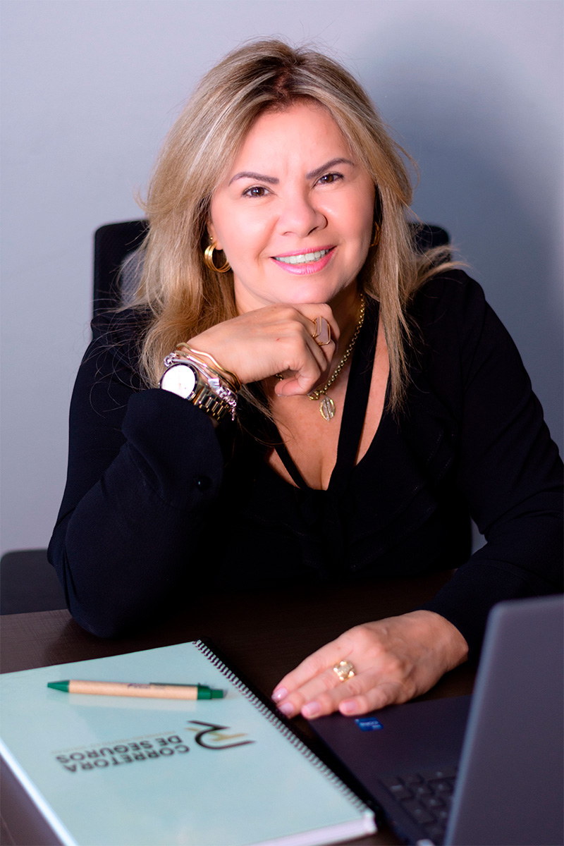 Rosana Magaly de Andrade Teixeira, fundadora e CEO da RT Corretora de Seguros
